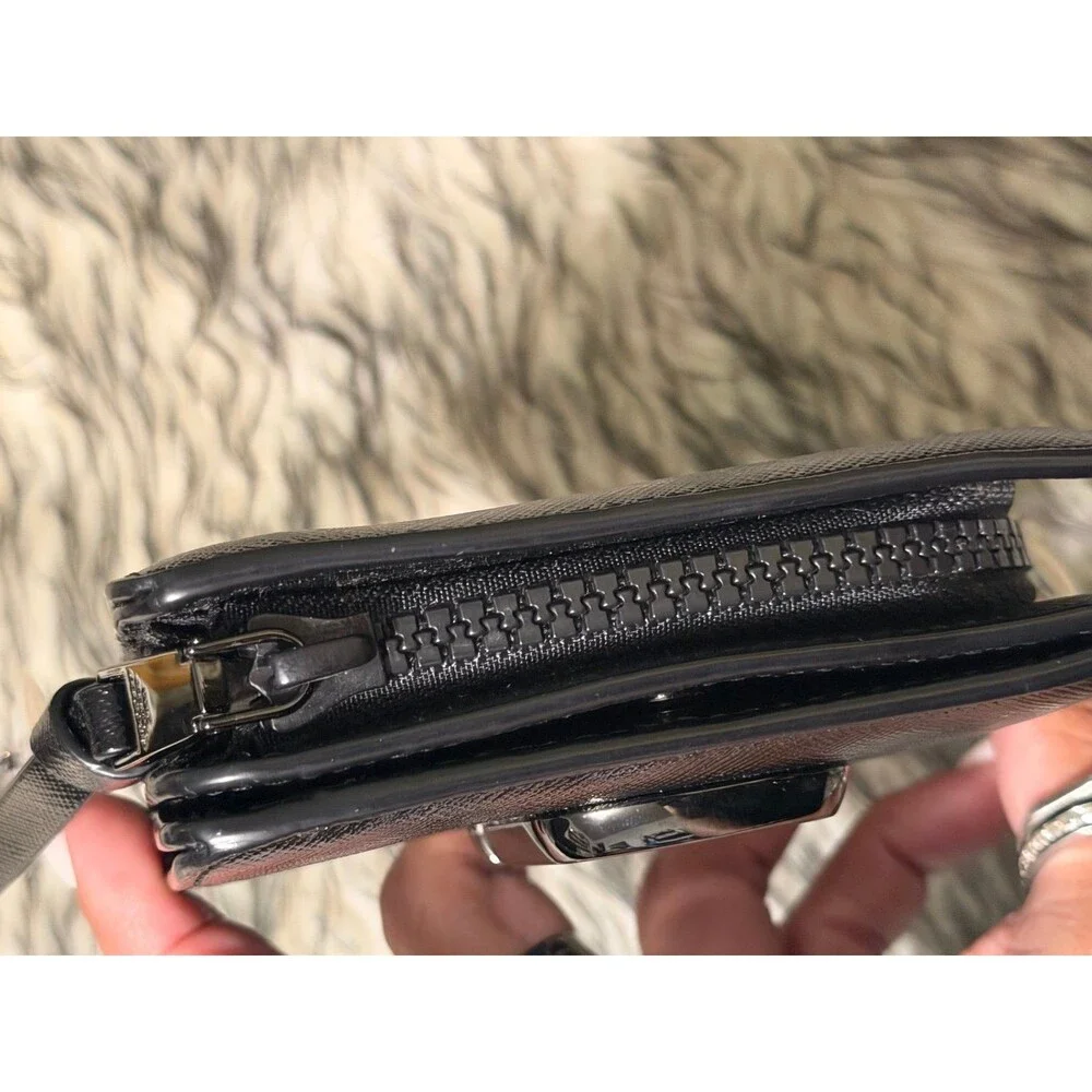 Marc Jacobs Snapshot Dtm Wallet - Black Saffiano Leather